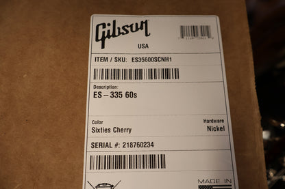Gibson ES-335 Sixties Cherry 60s
