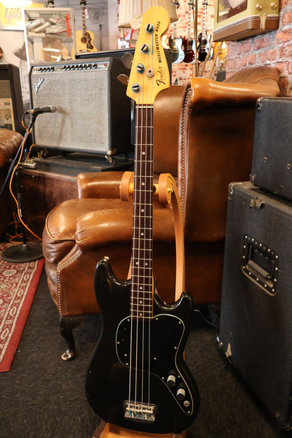 Fender 1980 Musicmaster Bass Short Scale Black