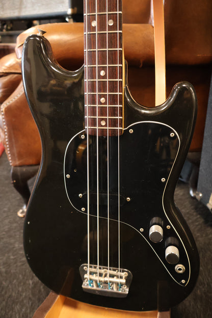 Fender 1980 Musicmaster Bass Short Scale Black