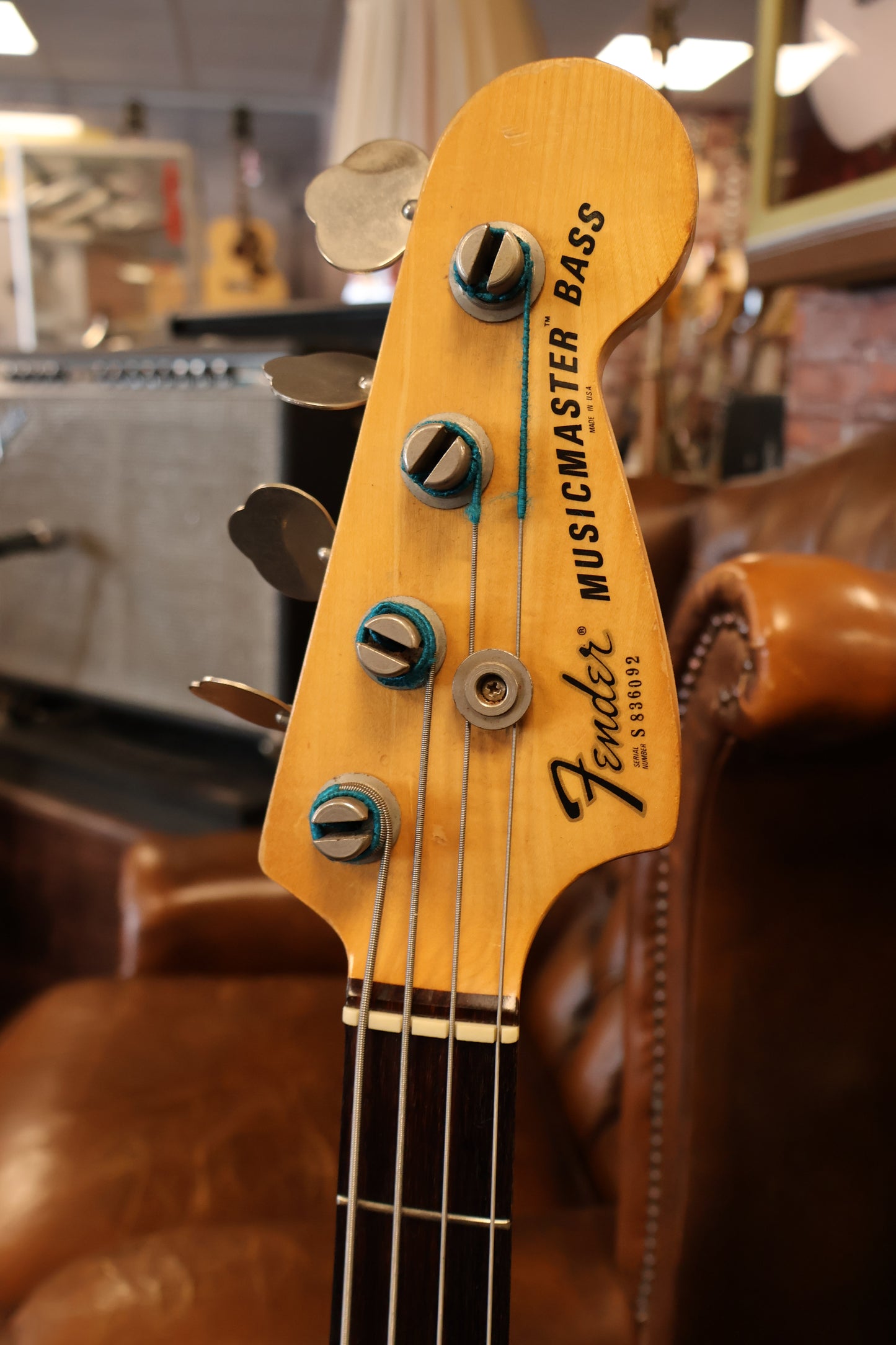 Fender 1980 Musicmaster Bass Short Scale Black