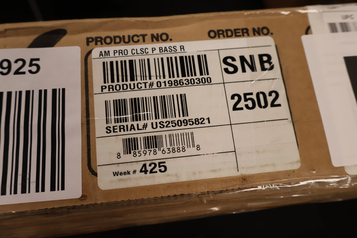 Fender American Professional Classic Precision Bass 3-Color Sunburst (B-Stock)