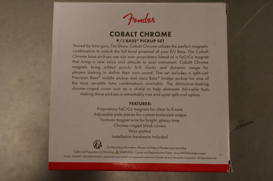 Fender Cobalt Chrome P/J Bass Pickup Set