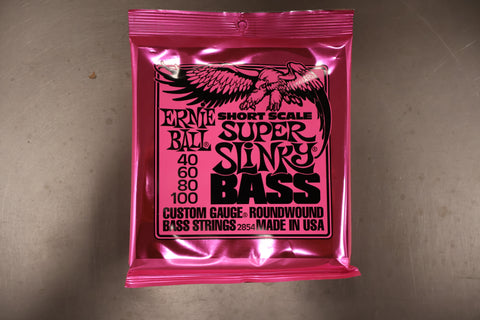 Ernie Ball 2854 Short Scalr Super Slinky 40-100 Bass Strings