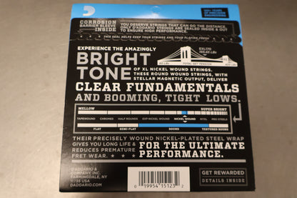 D'addario EXL-170 Regular Light Guage Bass Strings
