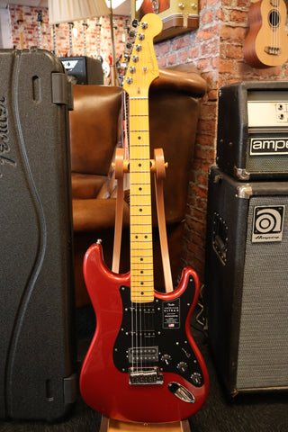 American Ultra II Stratocaster HSS Maple Fingerboard Sinister Red