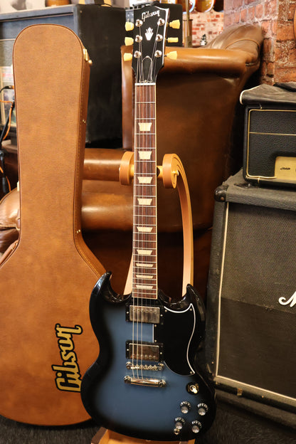 Gibson SG Standard '61 Stop Bar Pelham Blue Burst