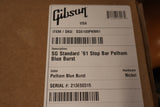 Gibson SG Standard '61 Stop Bar Pelham Blue Burst