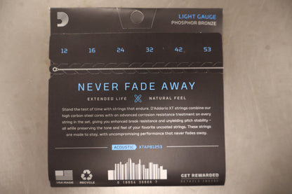 D'addario XTAPB1253 Light Gauge Extended life