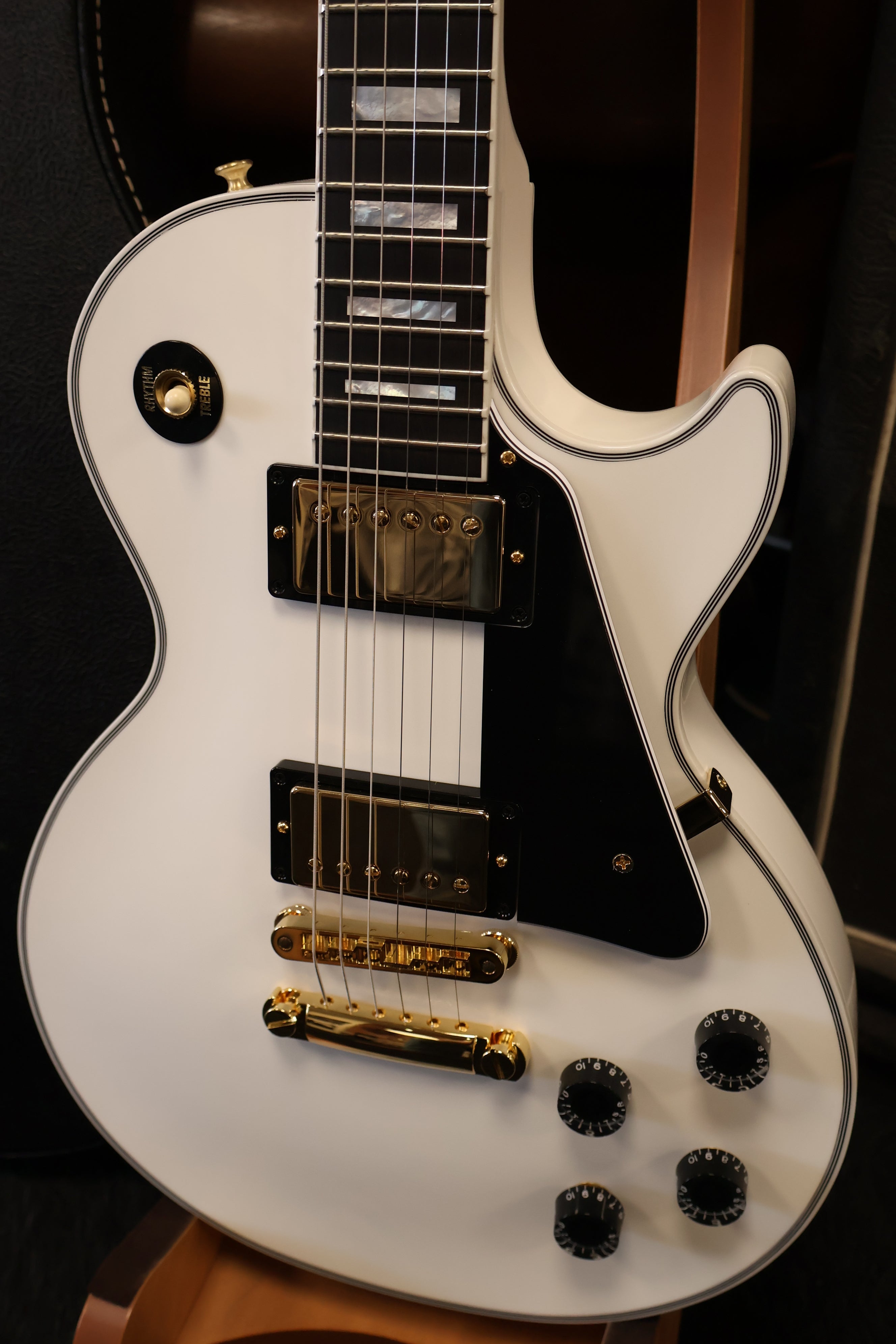 Gibson Custom Les Paul Custom Alpine White – Dirk Witte