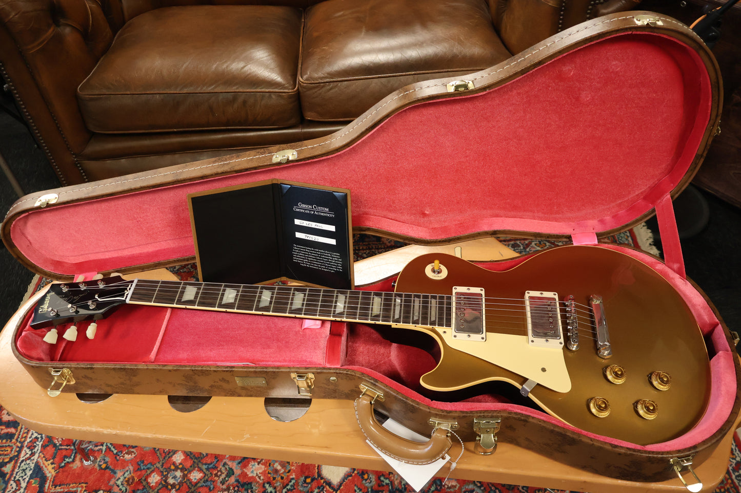 Gibson 1957 Les Paul Goldtop Darkback Reissue VOS (Left-handed)