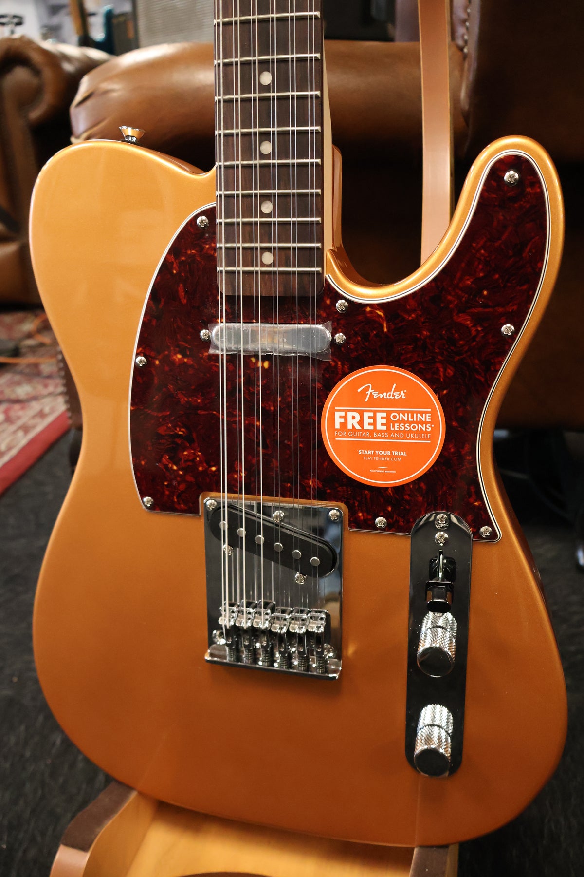 Squier Paranormal Troy Van Leeuwen Telecaster XII Copper