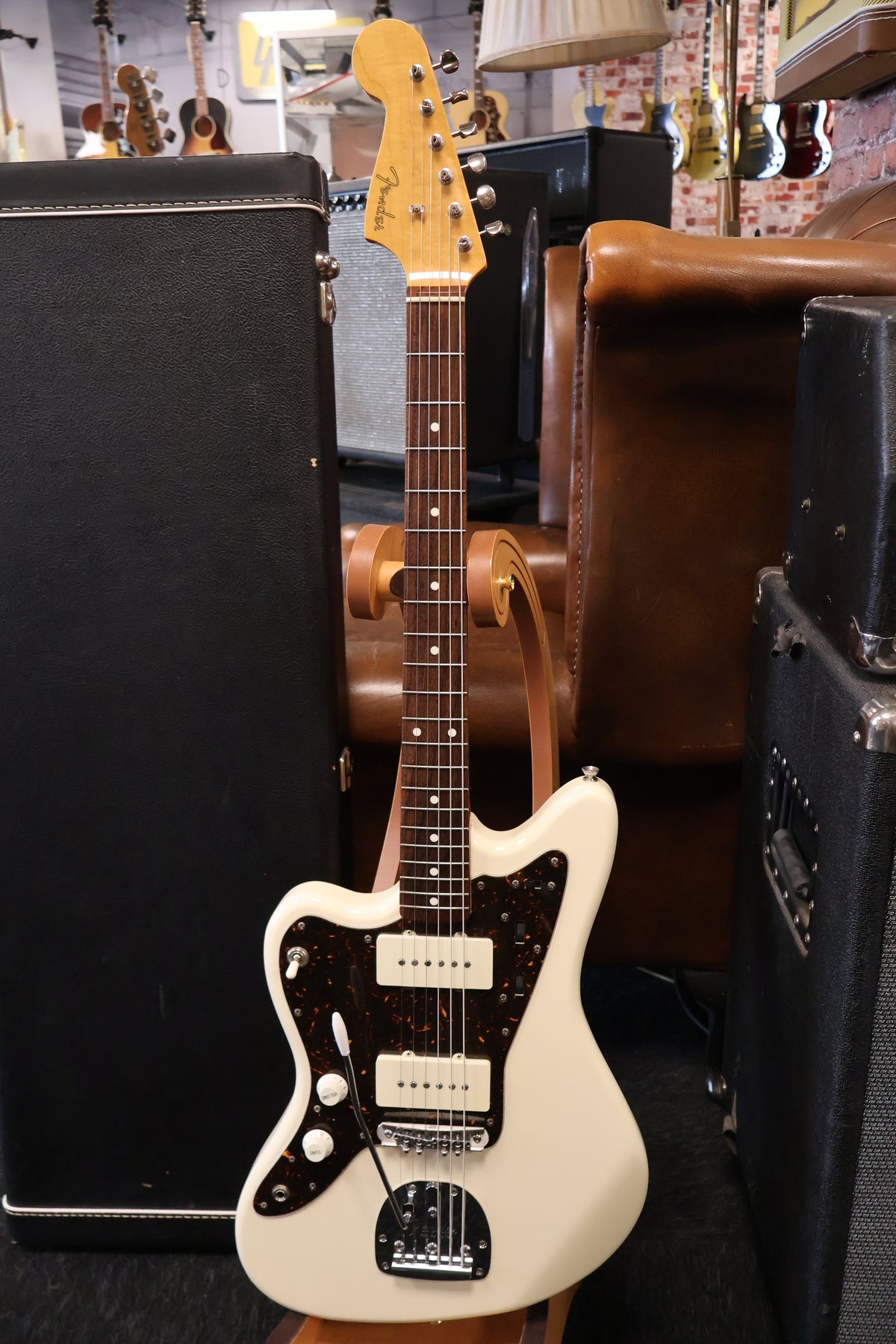 Fender 2016 Jazzmaster Lefty white blonde Japan (Used)