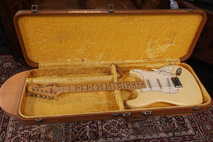 Fender 1974 Stratocaster Olympic White Maple Neck OHSC