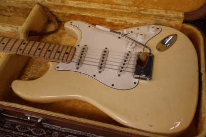Fender 1974 Stratocaster Olympic White Maple Neck OHSC