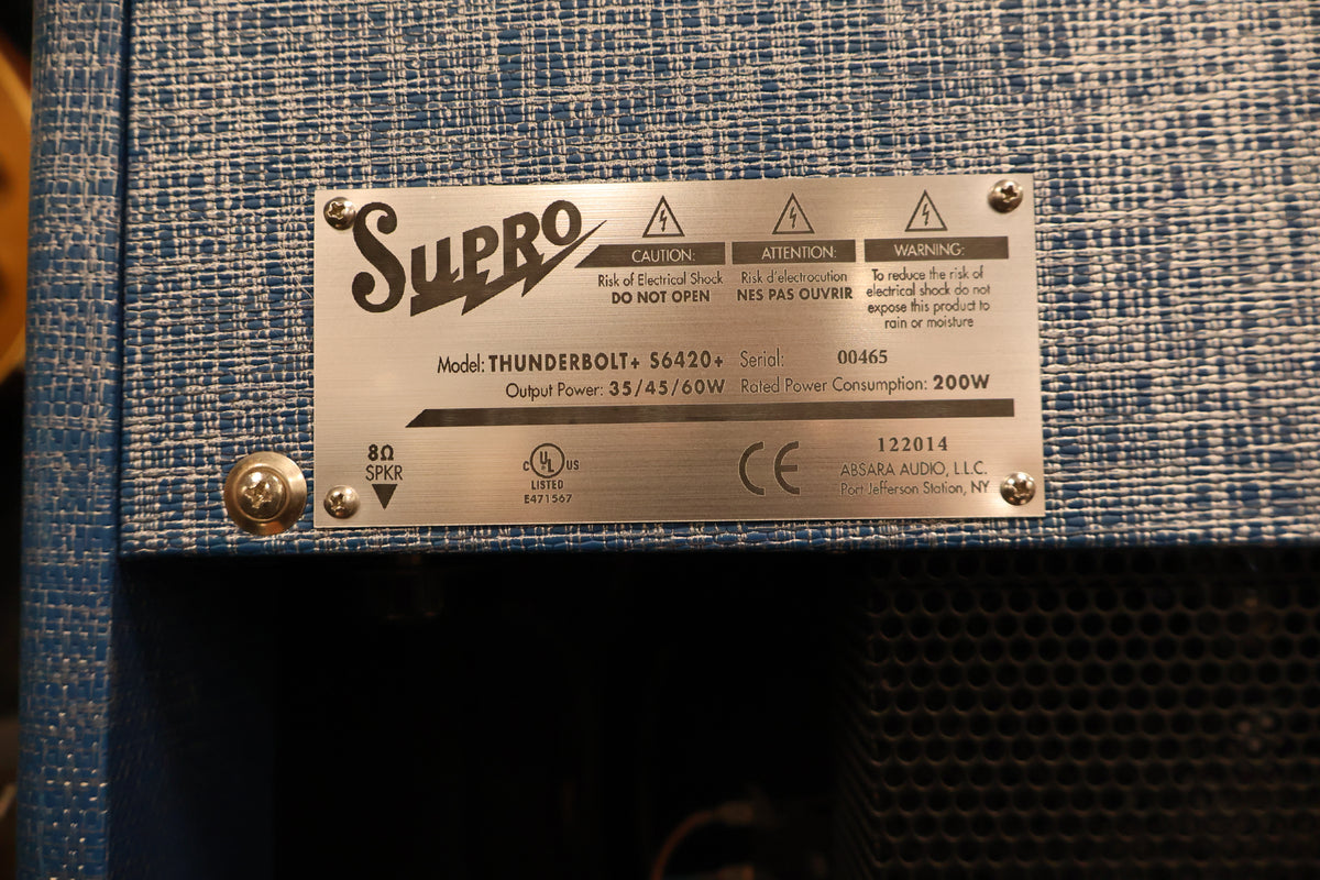Supro 1964 Reissue Series S6420 Thunderbolt 35W 1x15 (Used)