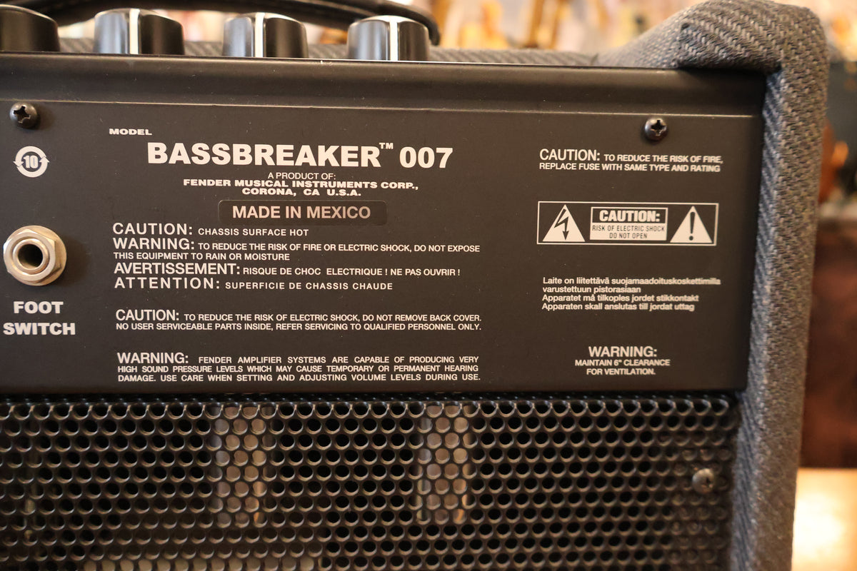 Fender 007 Bassbreaker Head  (Used)