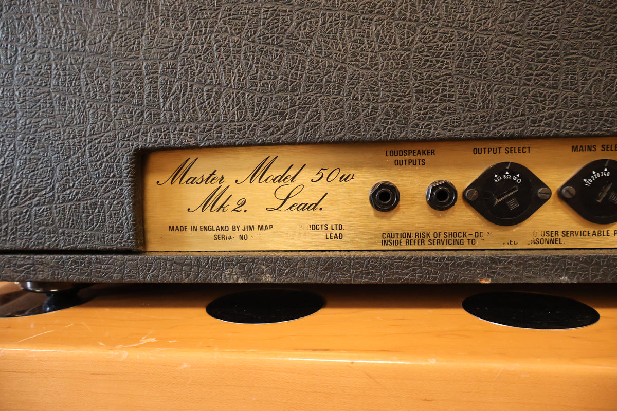 Marshall JMP 2204 Master Model Mk2 Lead 50-Watt Guitar Amp Head 1980