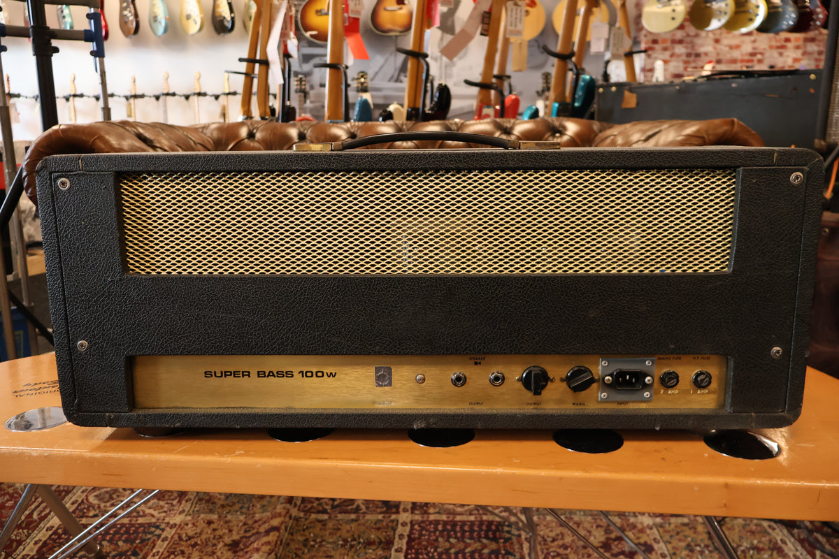 Marshall JMP 1992 Super Bass 2-Channel 100-Watt Head 70s