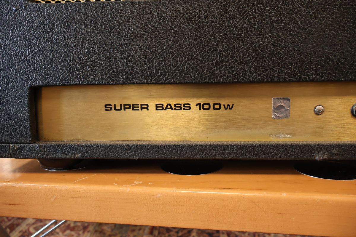 Marshall JMP 1992 Super Bass 2-Channel 100-Watt Head 70s