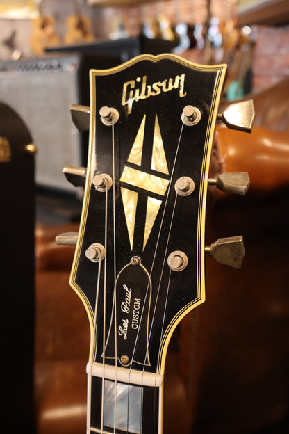 Gibson 68 Les Paul Custom Olive Drab Top Ebony Back Heavy Aged NH