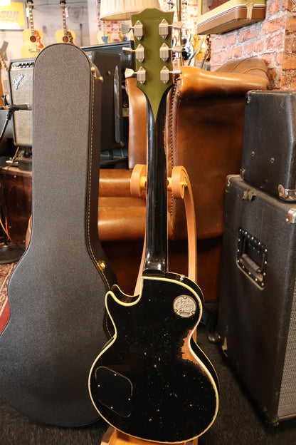 Gibson 68 Les Paul Custom Olive Drab Top Ebony Back Heavy Aged NH