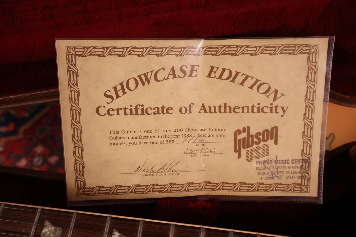 Gibson 1988 Goldtop Showcase Edition Pre Custom Shop