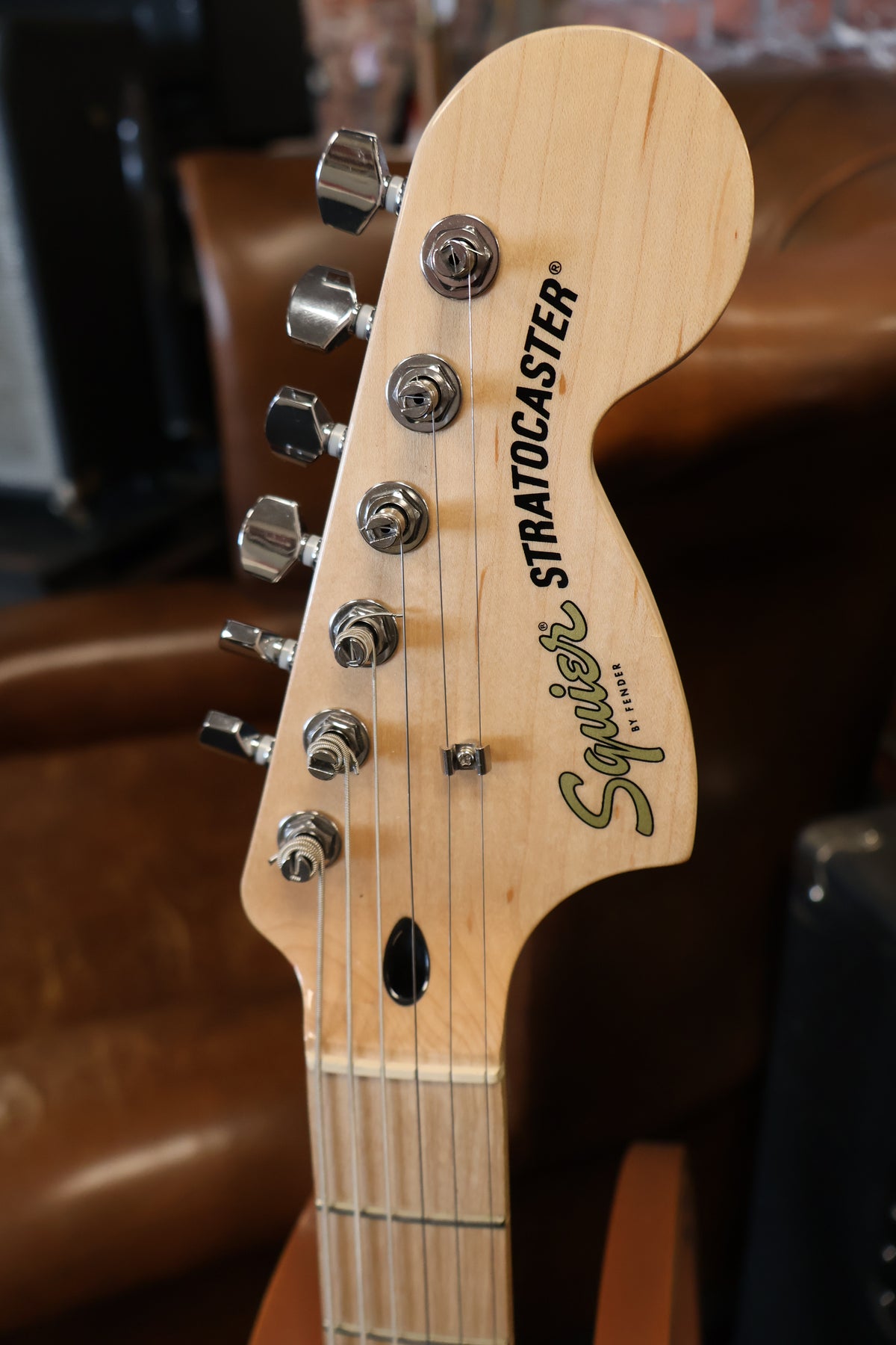 Squier Affinity Startocaster FMT HSS Black Burst (Used)
