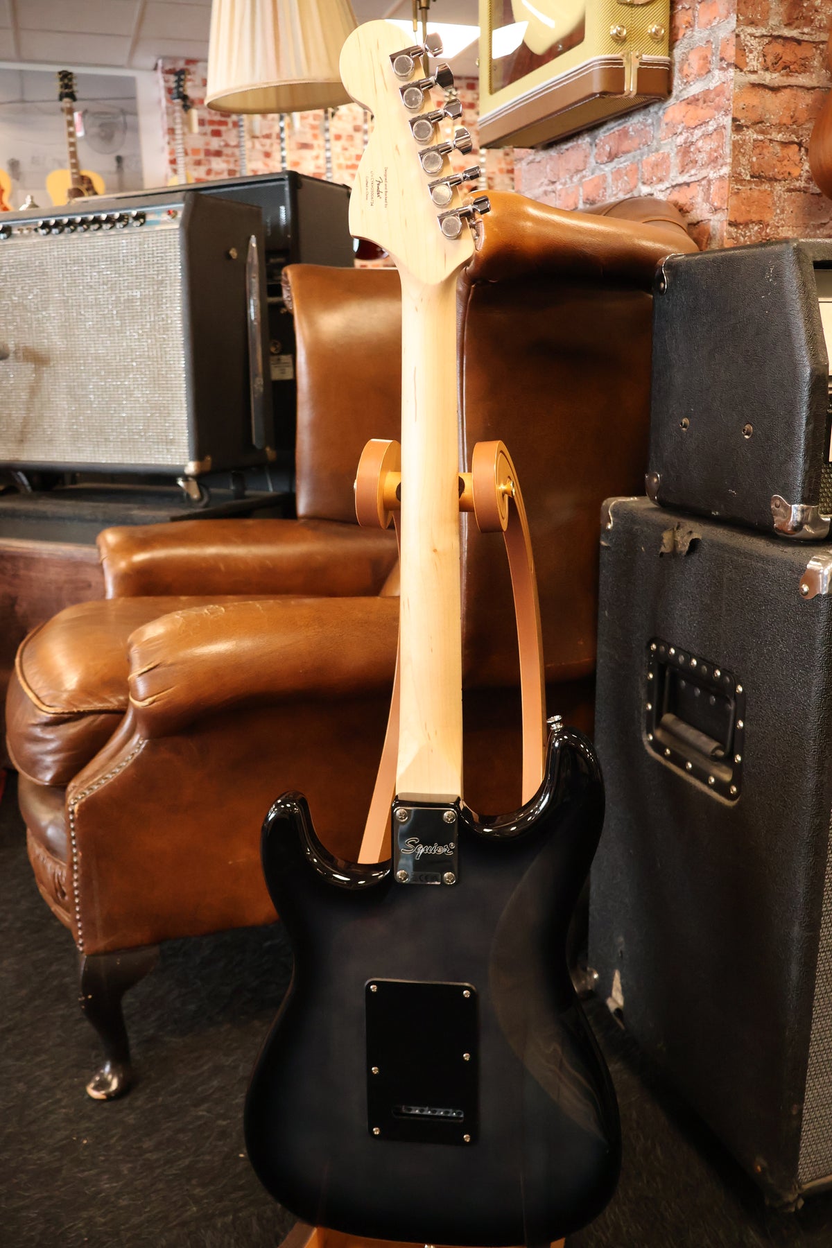 Squier Affinity Startocaster FMT HSS Black Burst (Used)