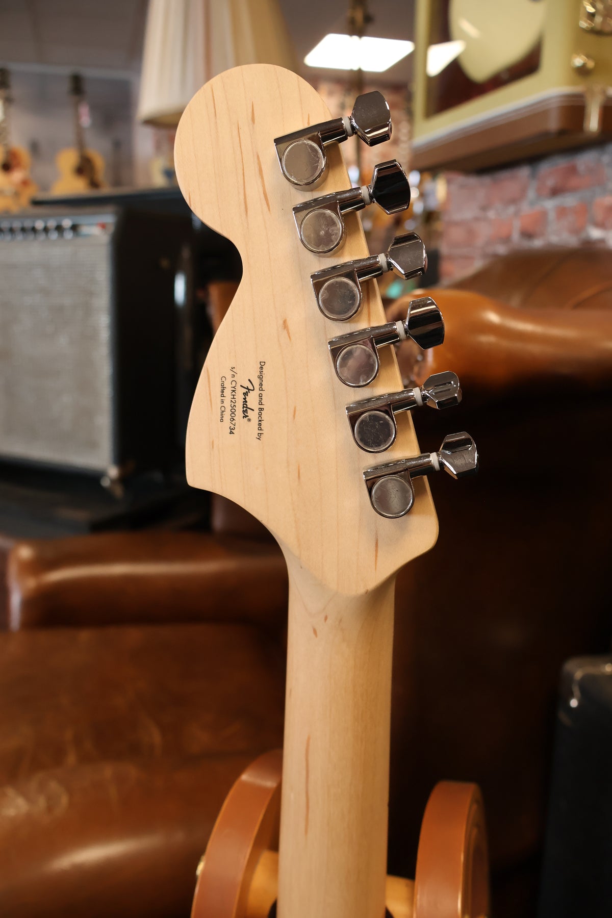 Squier Affinity Startocaster FMT HSS Black Burst (Used)
