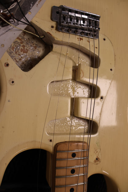 Fender 1974 Stratocaster Olympic White Maple Neck OHSC
