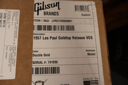 Gibson 1957 Les Paul Goldtop Reissue VOS #090