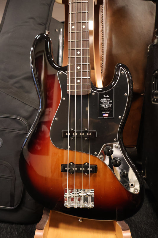 Fender American Professional Classic Jazz Bass 3-Color Sunburst (B-Stock)