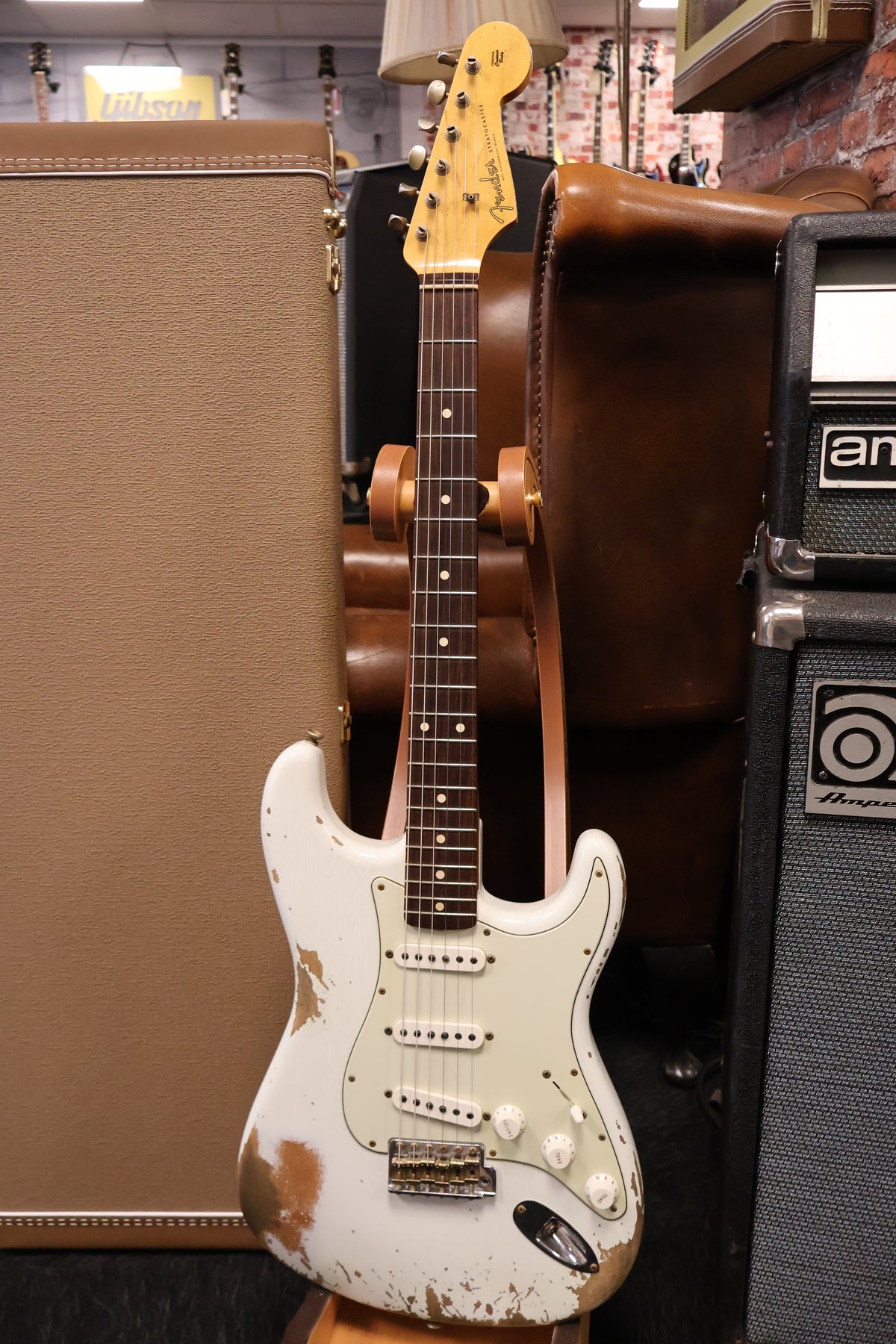 Fender '60 Stratocaster Heavy Relic Olympic White 2021 (Used)