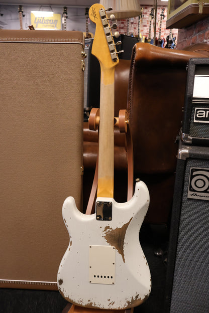 Fender '60 Stratocaster Heavy Relic Olympic White 2021 (Used)