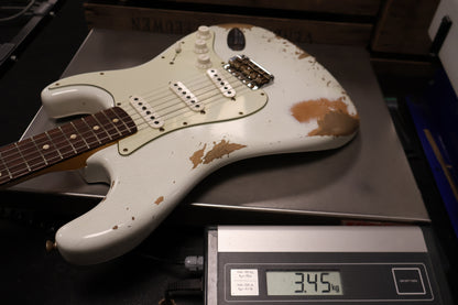 Fender '60 Stratocaster Heavy Relic Olympic White 2021 (Used)