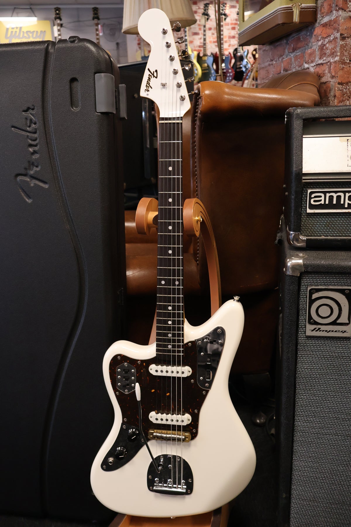 Fender 2019 Jaguar MIJ Lefty Artic White (Used)
