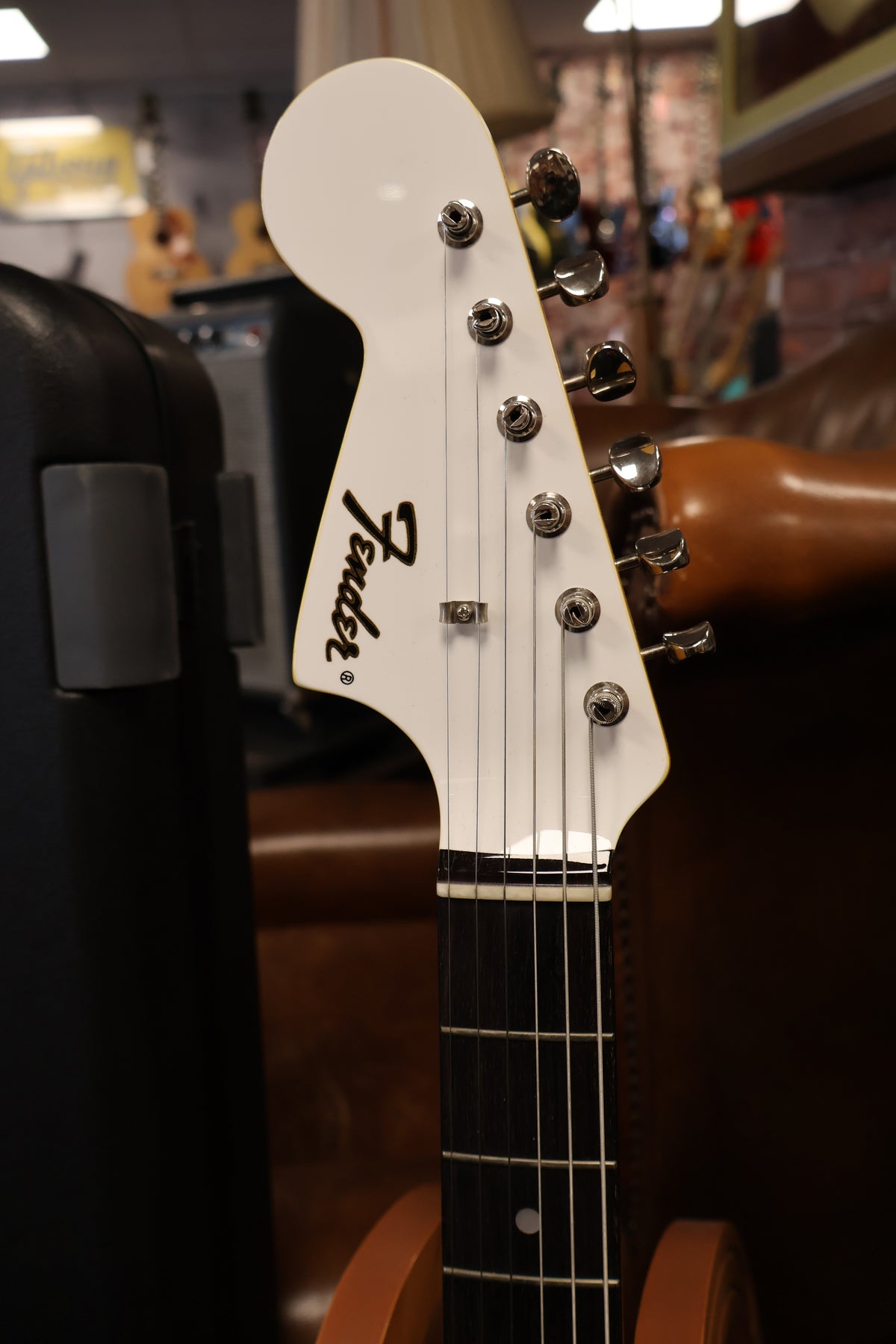 Fender 2019 Jaguar MIJ Lefty Artic White (Used)