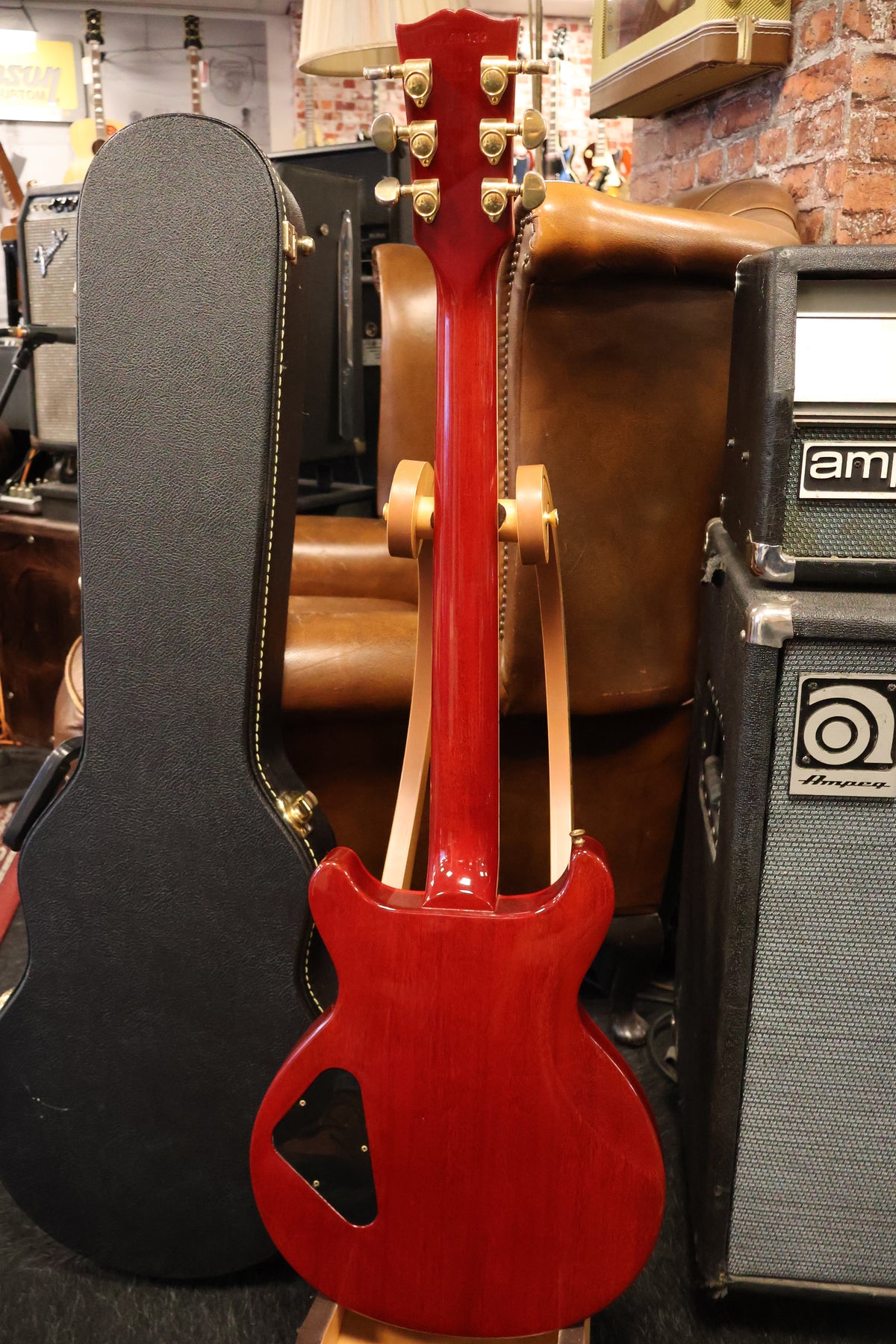 Gibson 1998 Les Paul Double Cutaway Tranlusant Red