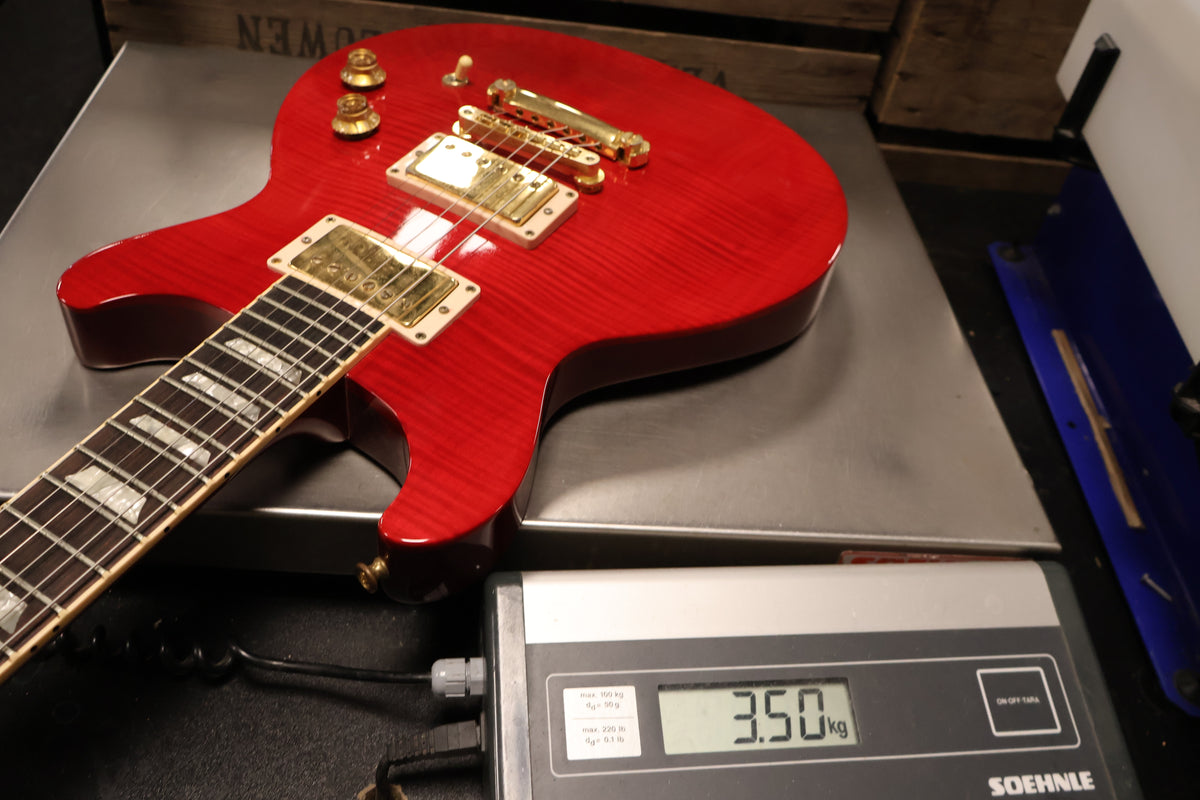 Gibson 1998 Les Paul Double Cutaway Tranlusant Red