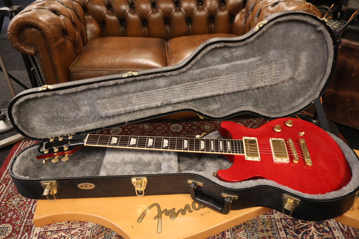 Gibson 1998 Les Paul Double Cutaway Tranlusant Red