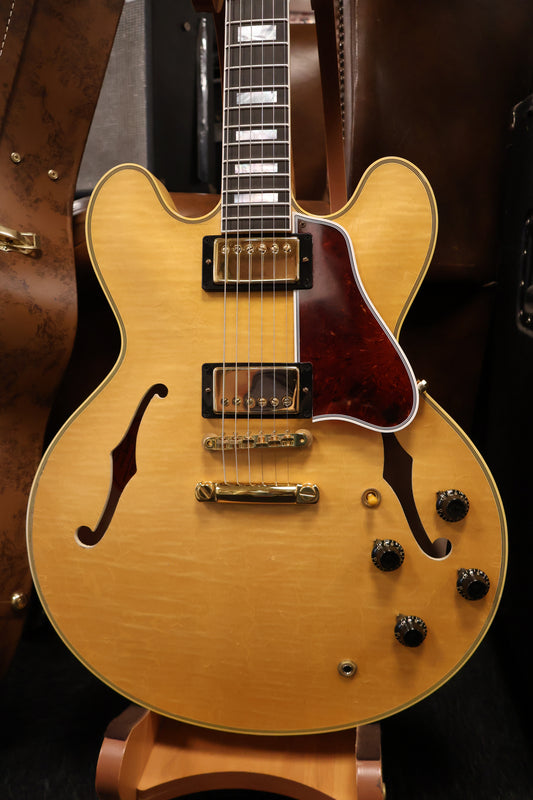 Gibson '60 ES 355 Figured Antique Blonde Light Aged GH