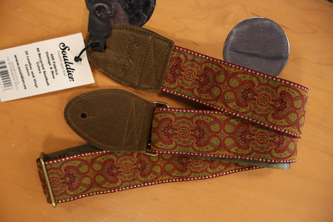 Souldier GS0397 - Arabesque Red Guitar Strap