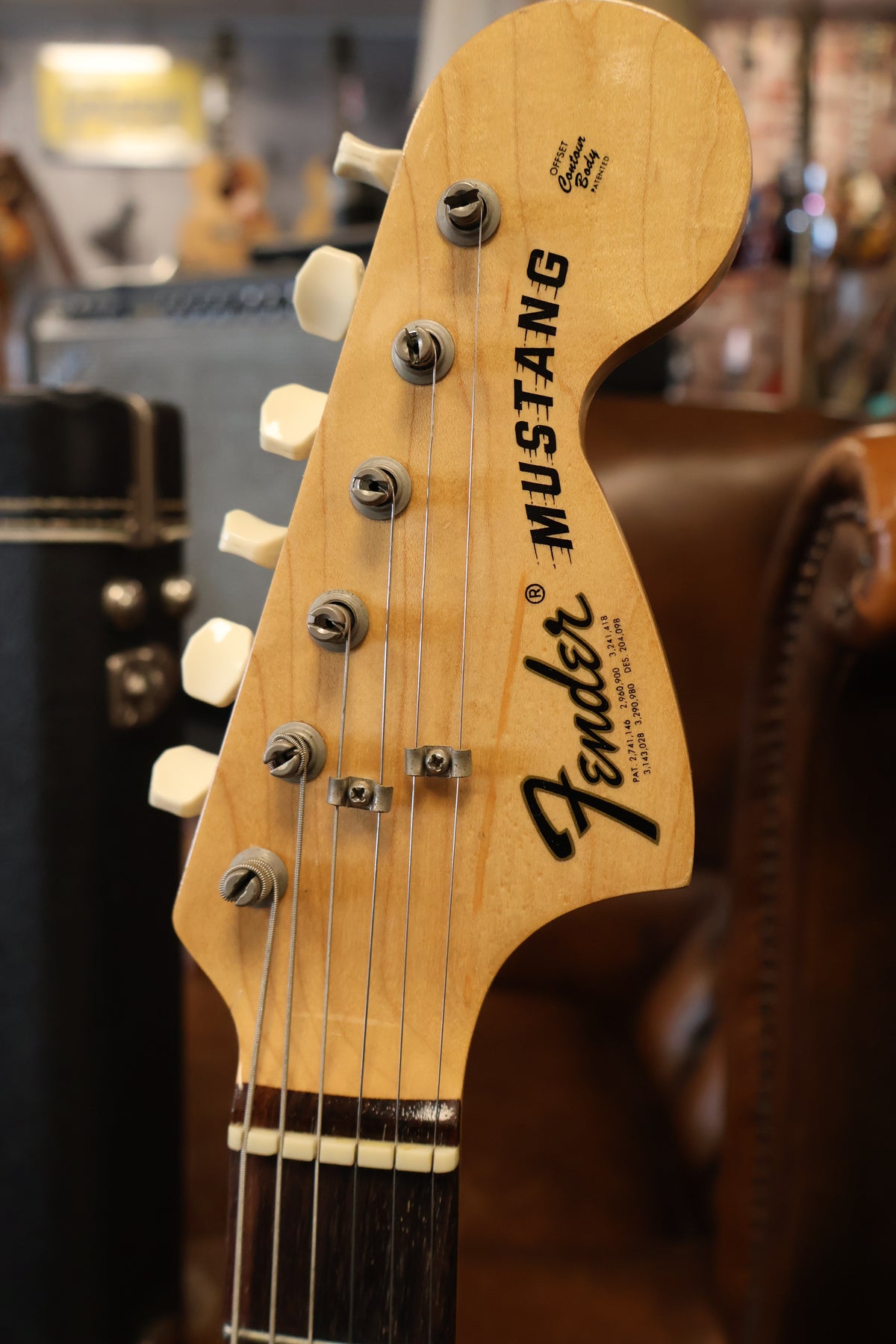 Fender 1974 Mustang Olympic White