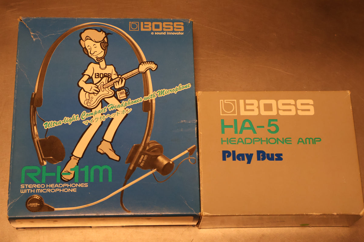 Boss 1984 HA-5 Headphone Amp With RH-1M