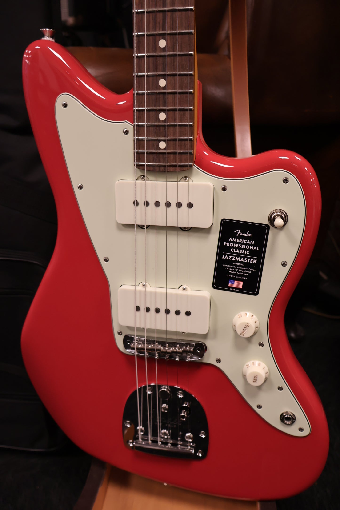 Fender American Professional Classic Jazzmaster Faded Dakota Red