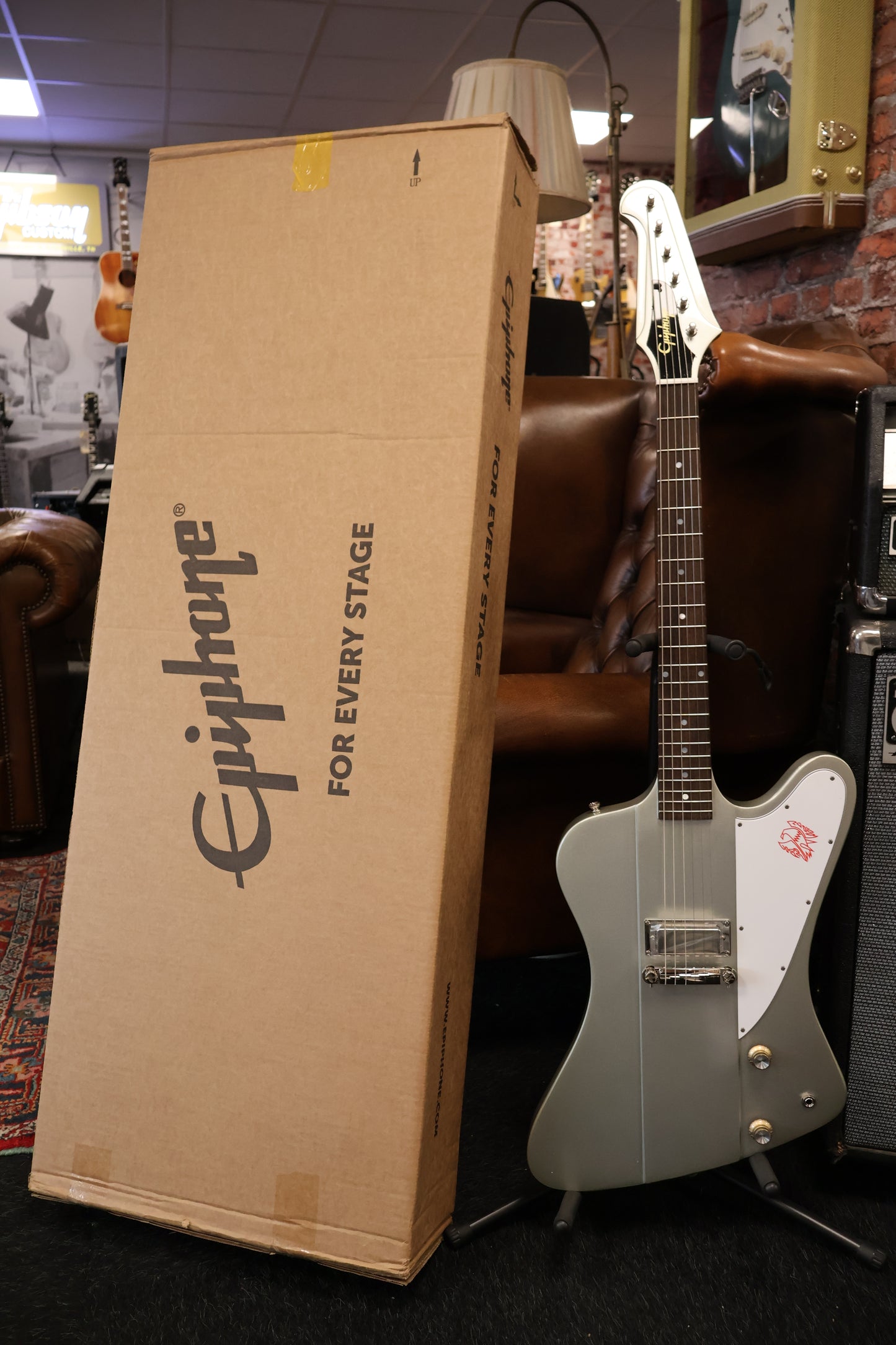 Epiphone 1963 Firebird I Silver Mist