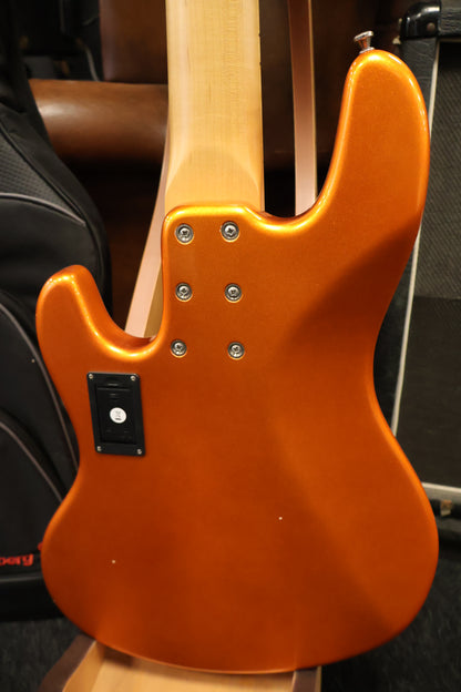 Sandberg California T 5-String Soft Aged Orange Metallic Electric Bass Guitar