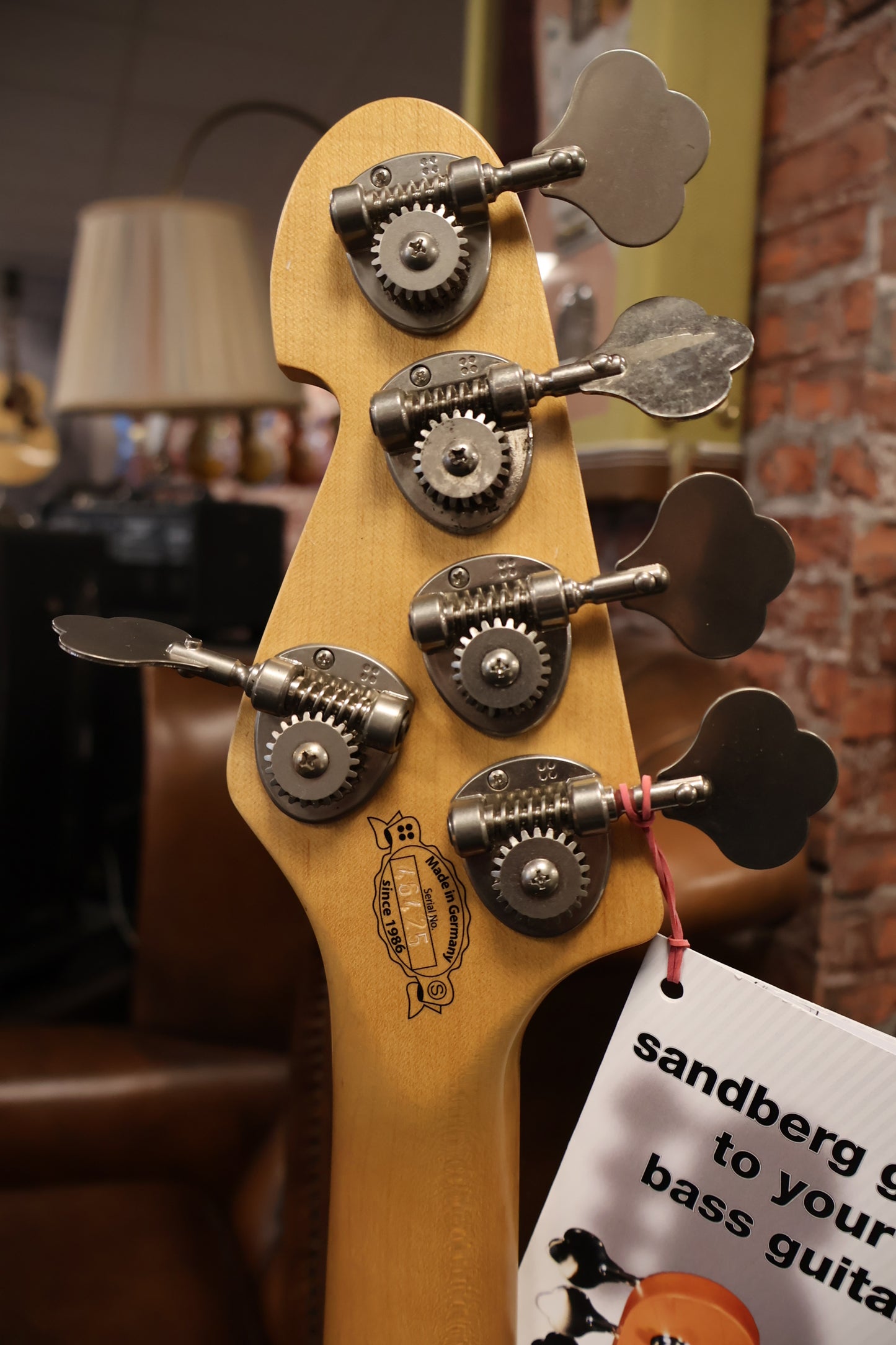 Sandberg California T 5-String Soft Aged Orange Metallic Electric Bass Guitar