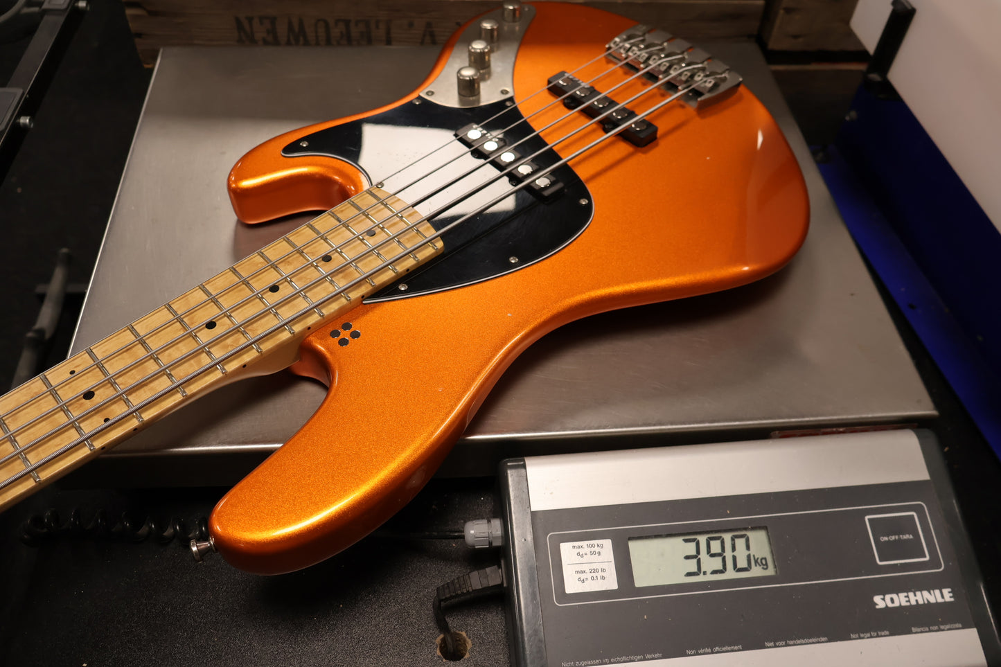 Sandberg California T 5-String Soft Aged Orange Metallic Electric Bass Guitar