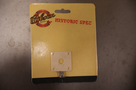 Gibson PRJP-059 Historic Output Jack Plate (Cream)